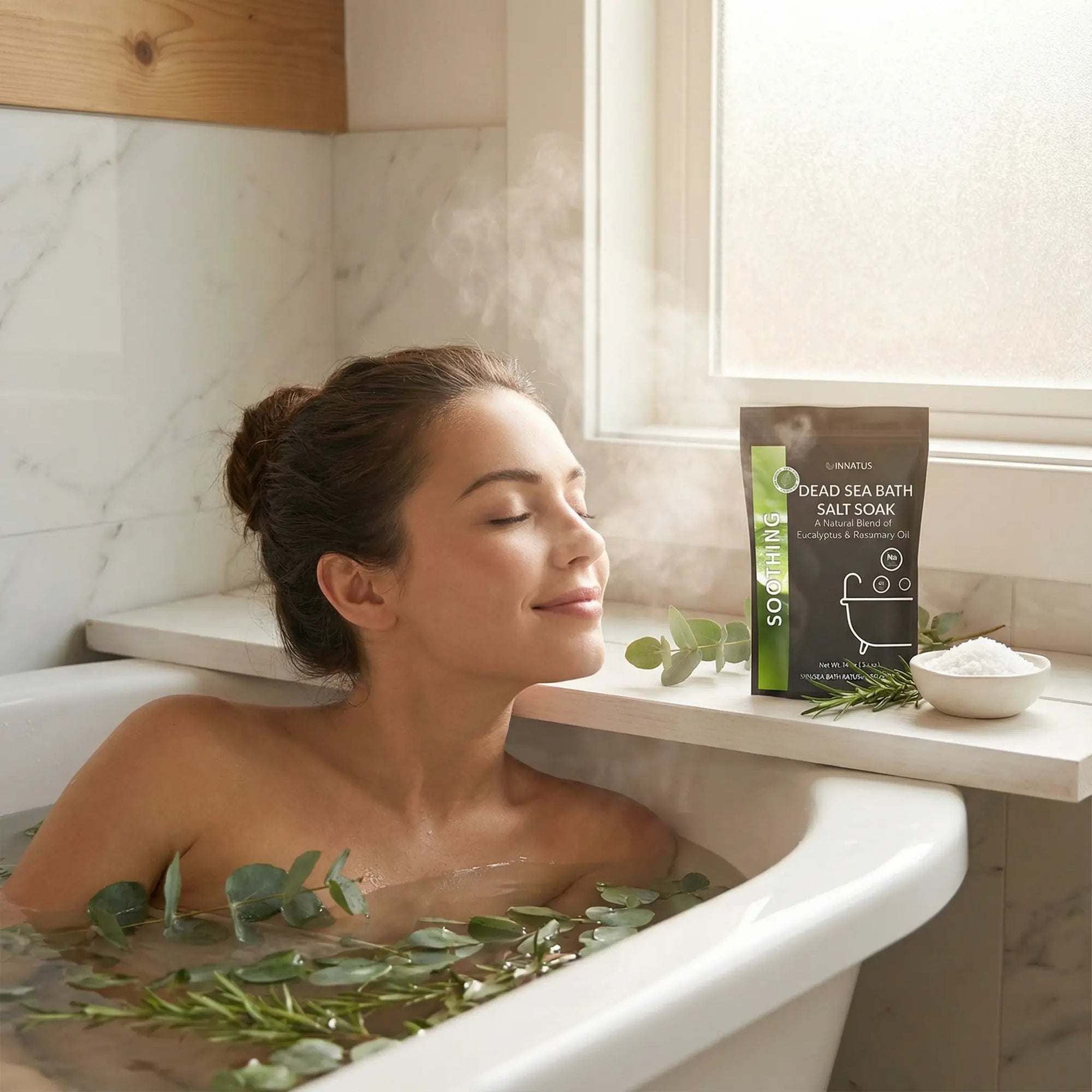 Dead sea soothing bath salt soak with 21 minerals