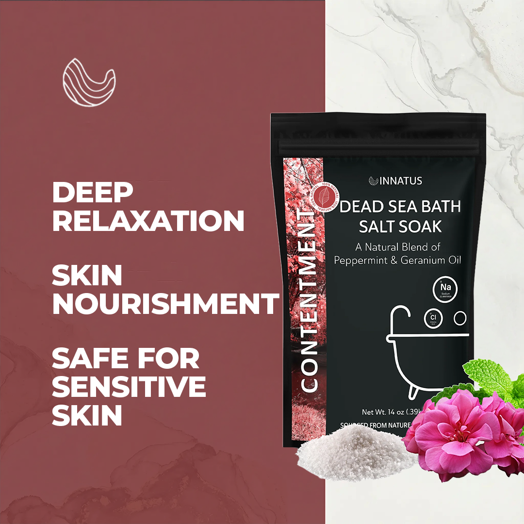 Dead sea Contentment bath salt soak with 21 minerals