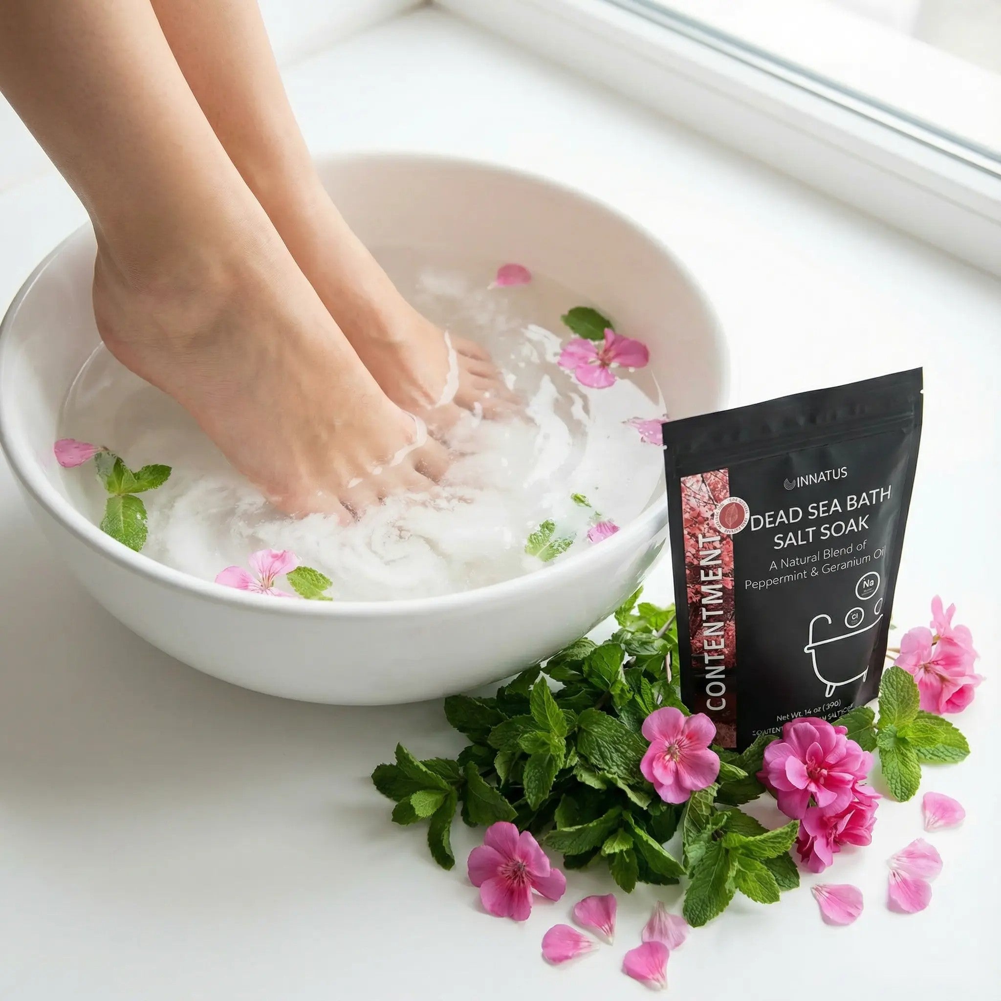 Dead sea Contentment bath salt soak with 21 minerals