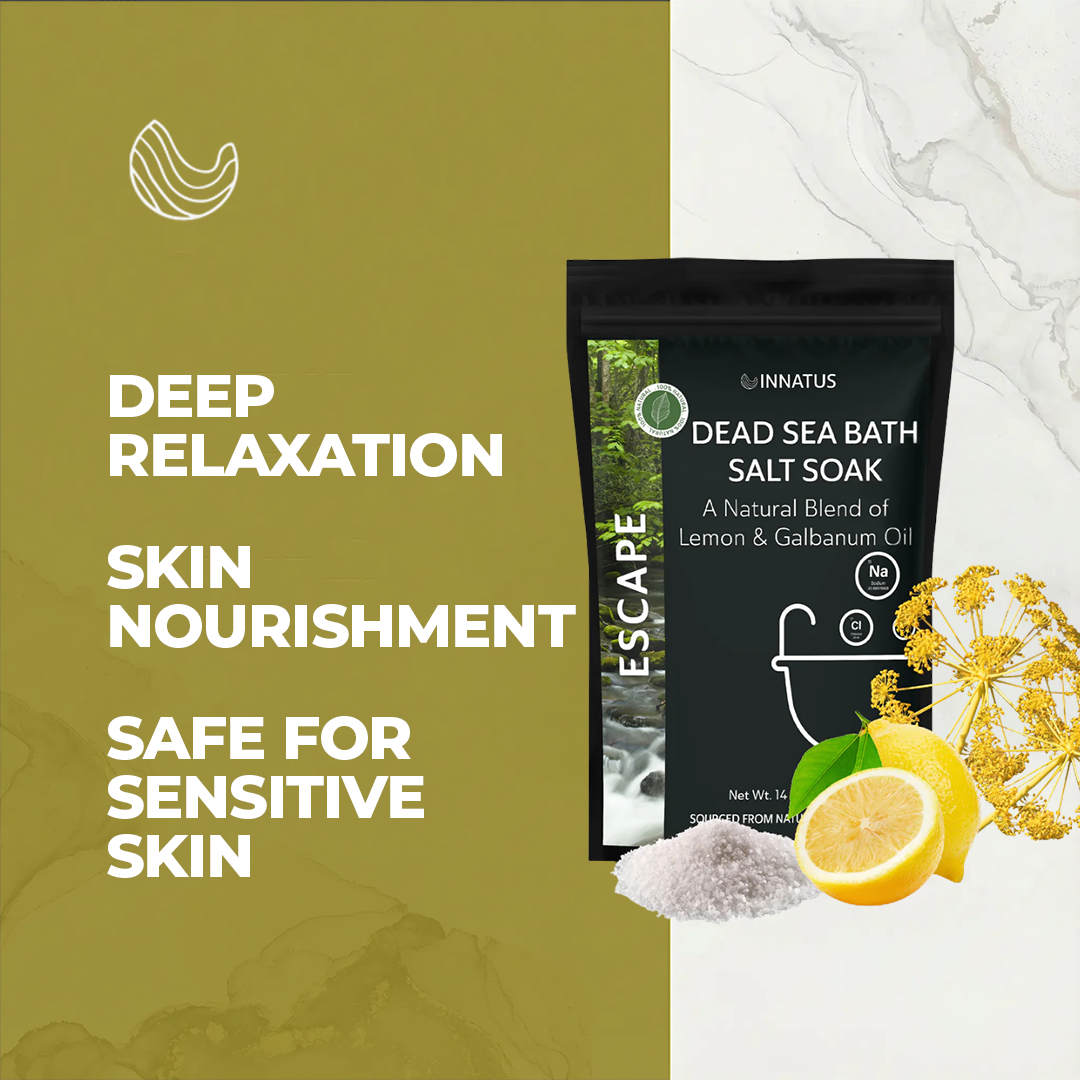 Dead sea escape bath salt soak with 21 minerals