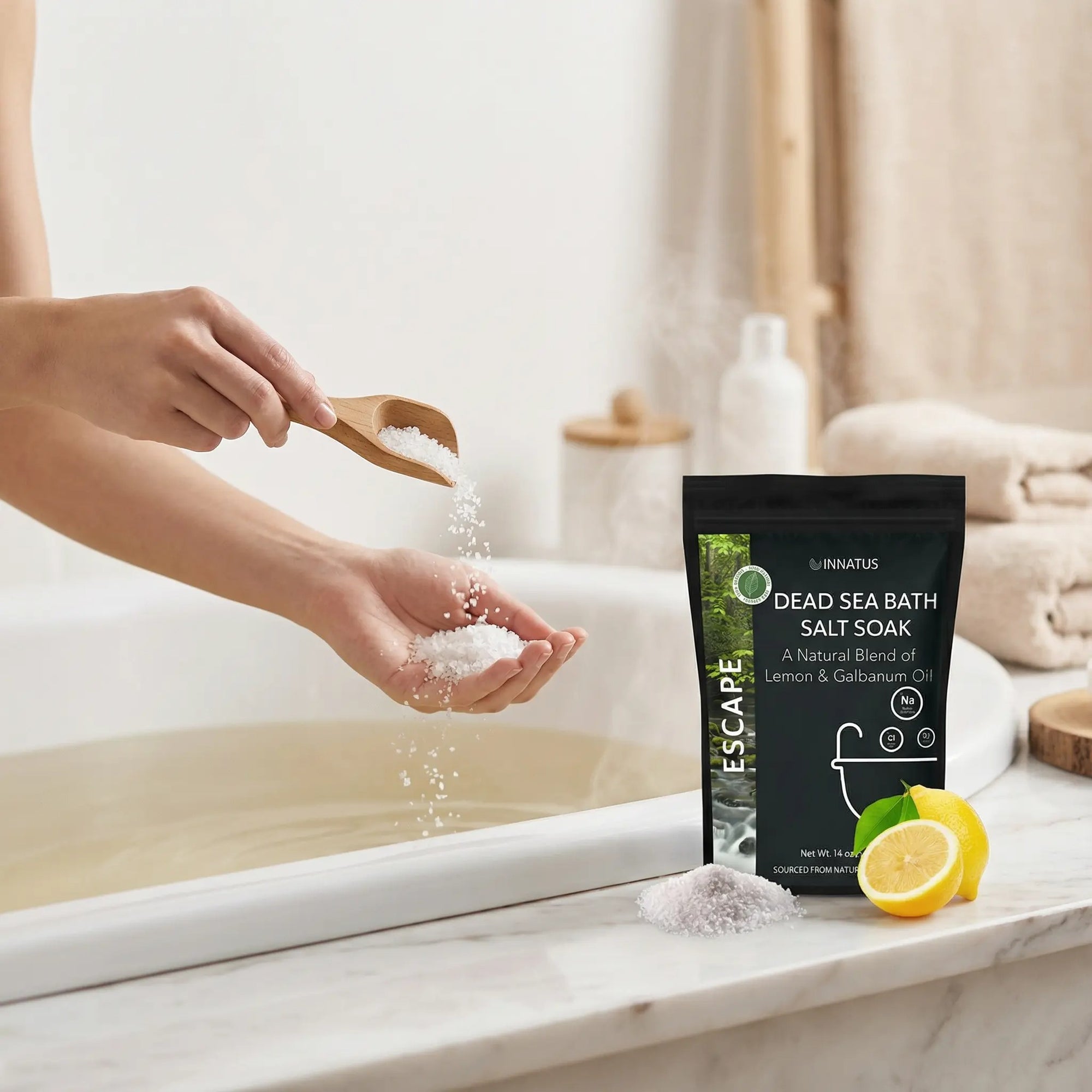 Dead sea escape bath salt soak with 21 minerals