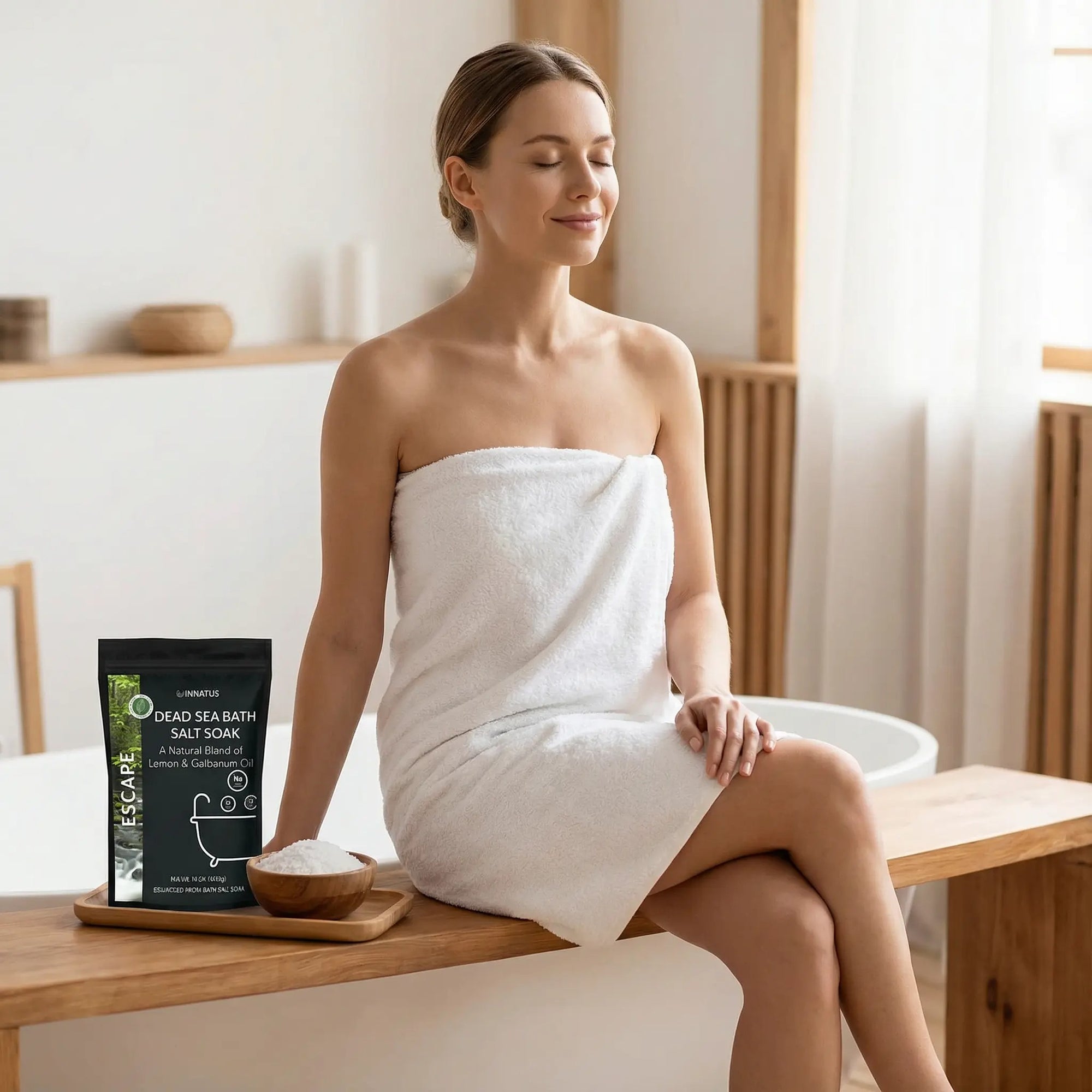 Dead sea escape bath salt soak with 21 minerals