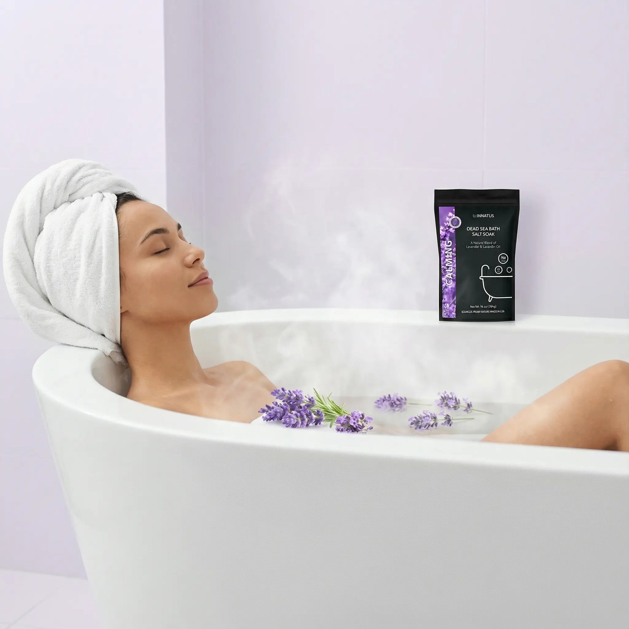 Dead sea Calming bath salt soak with 21 minerals