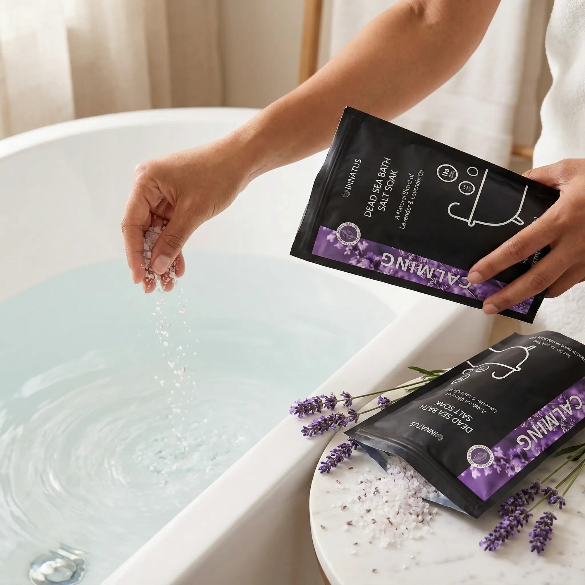 Dead sea Calming bath salt soak with 21 minerals