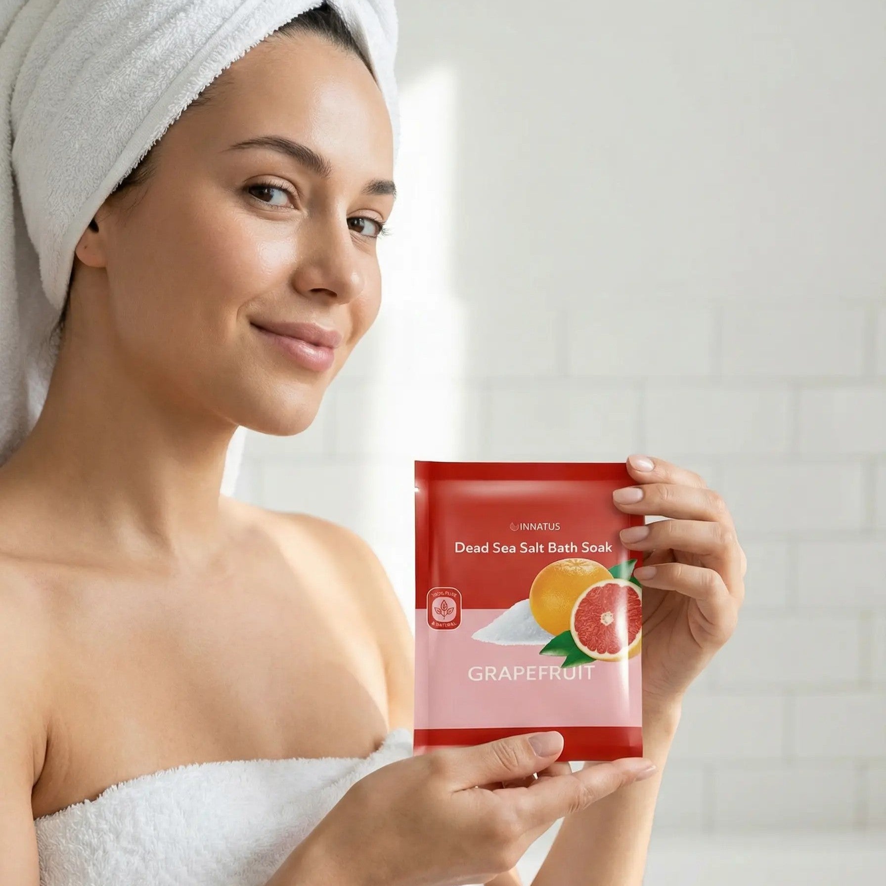 Dead sea Grapefruit bath salt soak with 21 minerals conctrate