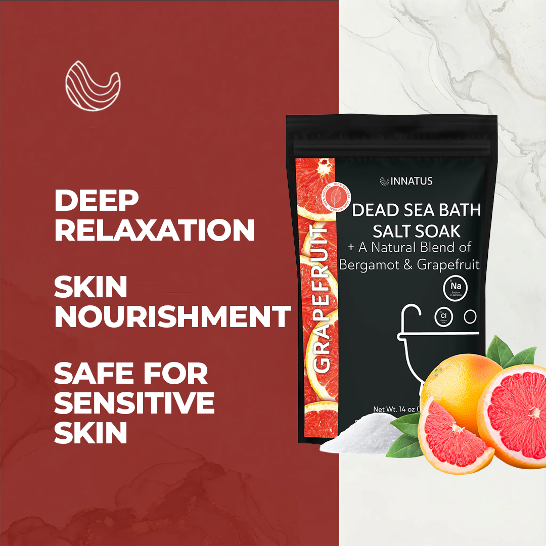 Dead sea Grapefruit bath salt soak with 21 minerals