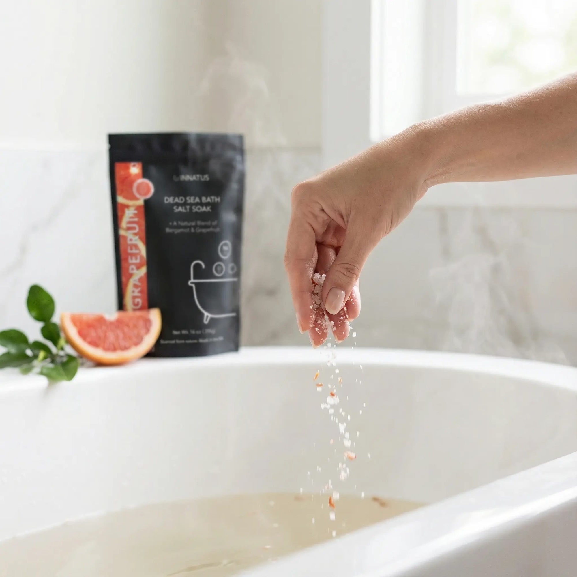 Dead sea Grapefruit bath salt soak with 21 minerals
