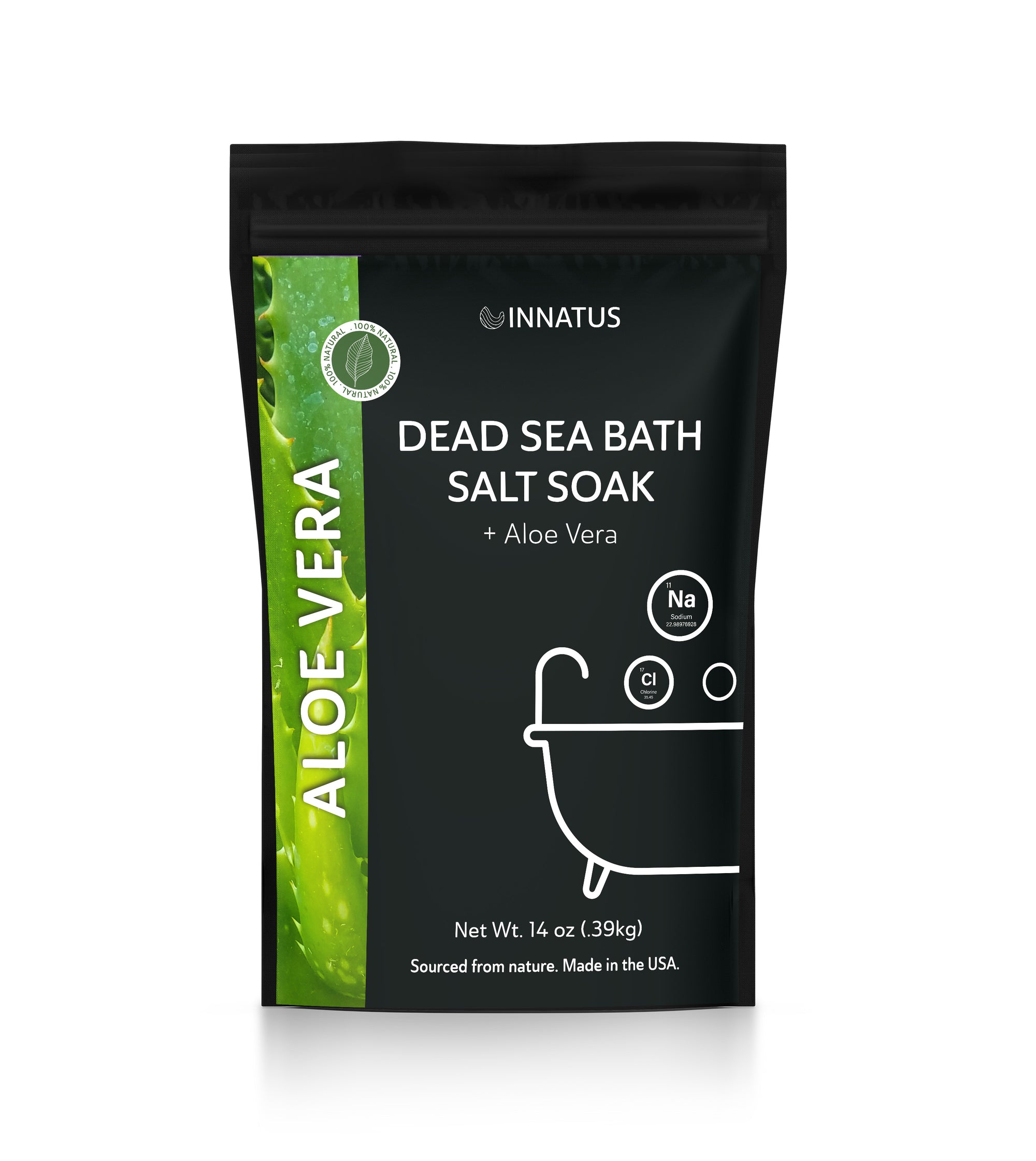 Dead Sea Bath Salt Aloe Vera soak with 21 minerals