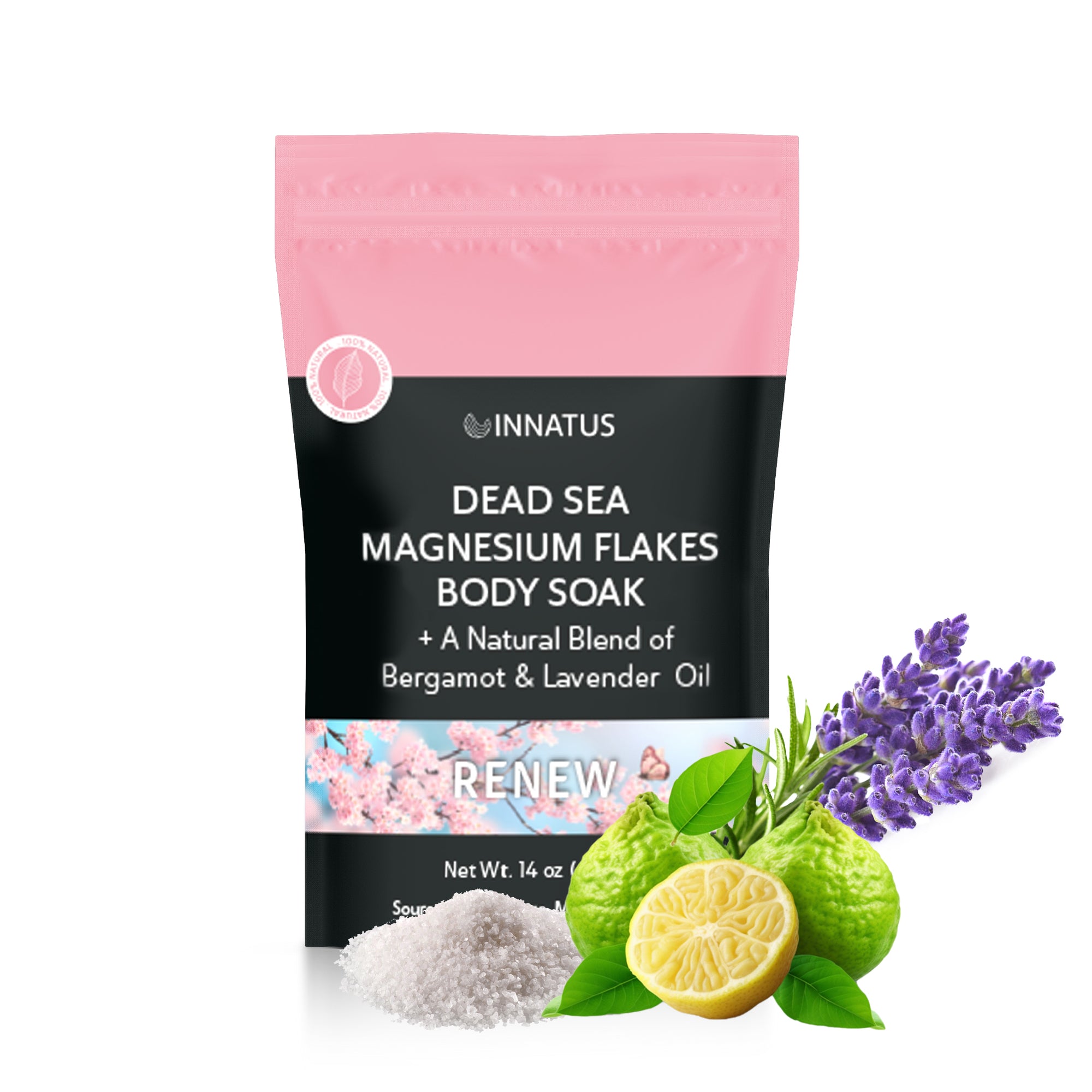 Pure Dead sea magnesium flakes Renew soak