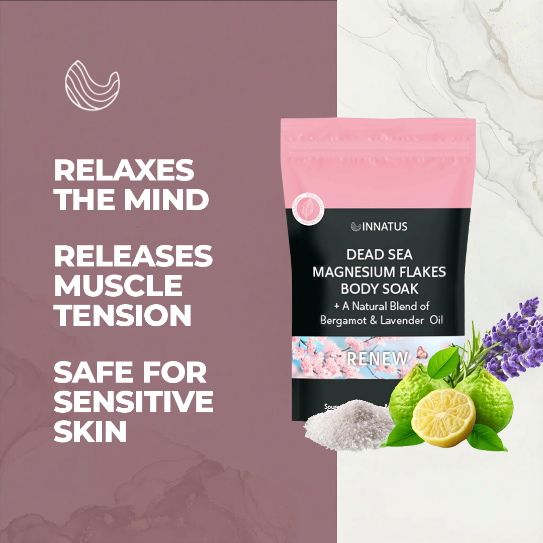 Pure Dead sea magnesium flakes Renew soak