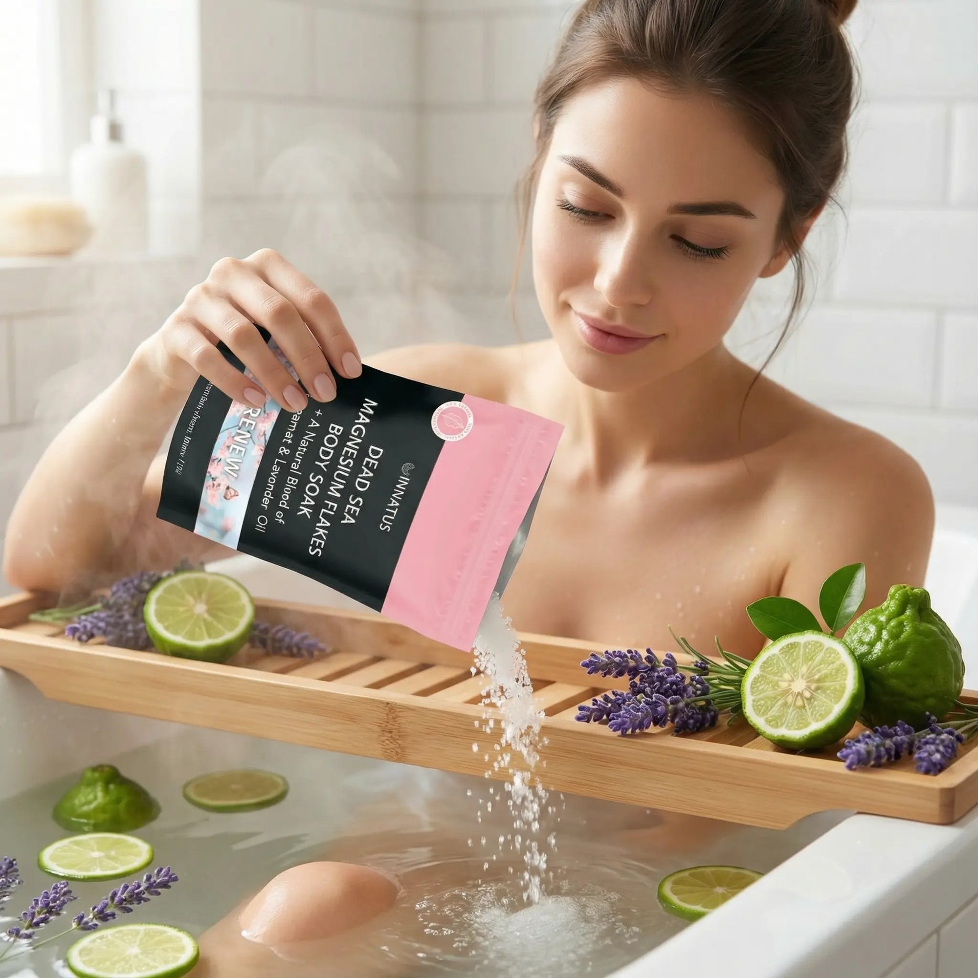 Pure Dead sea magnesium flakes Renew soak