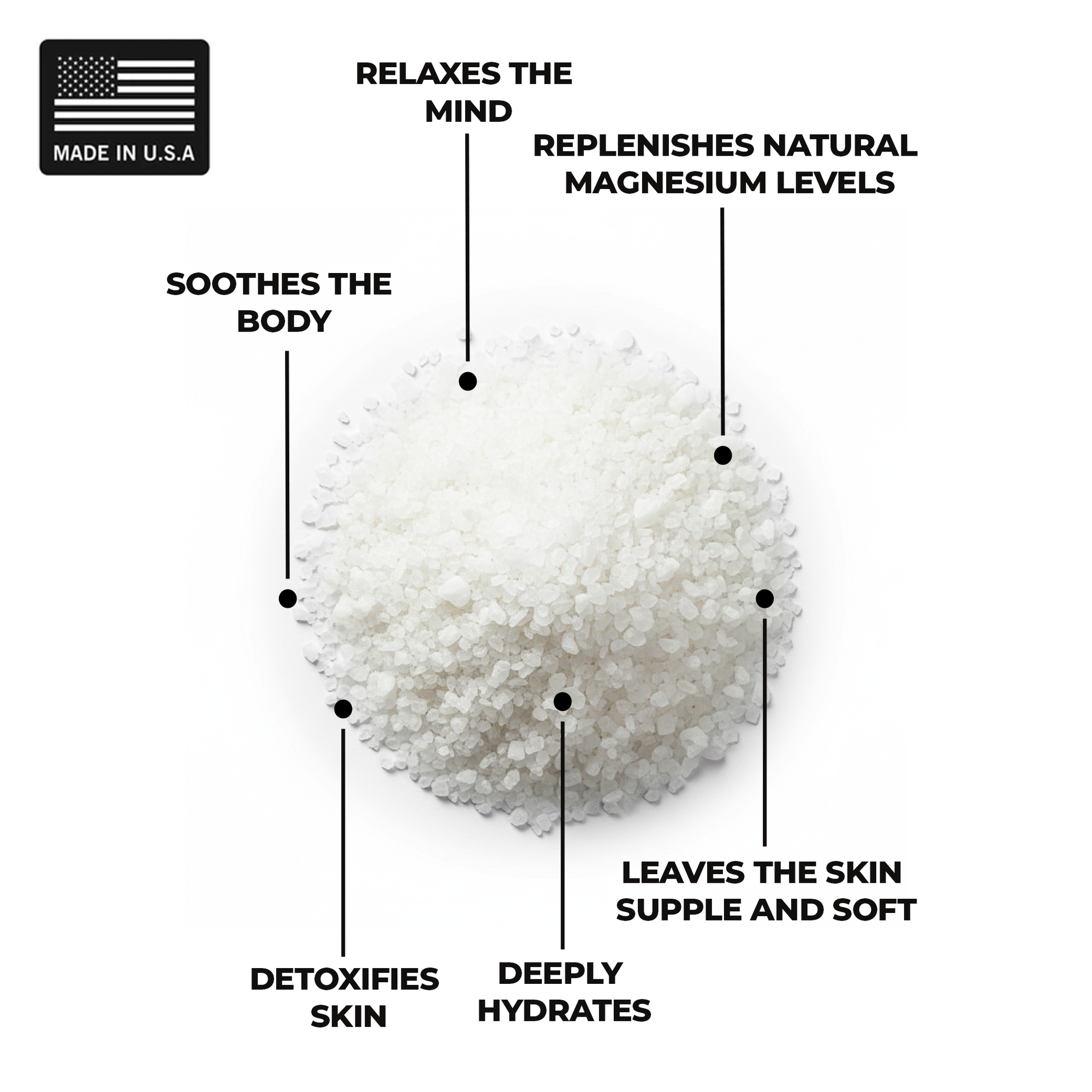 Pure Dead sea Magnesium Flakes Restful Cedarwood Soak
