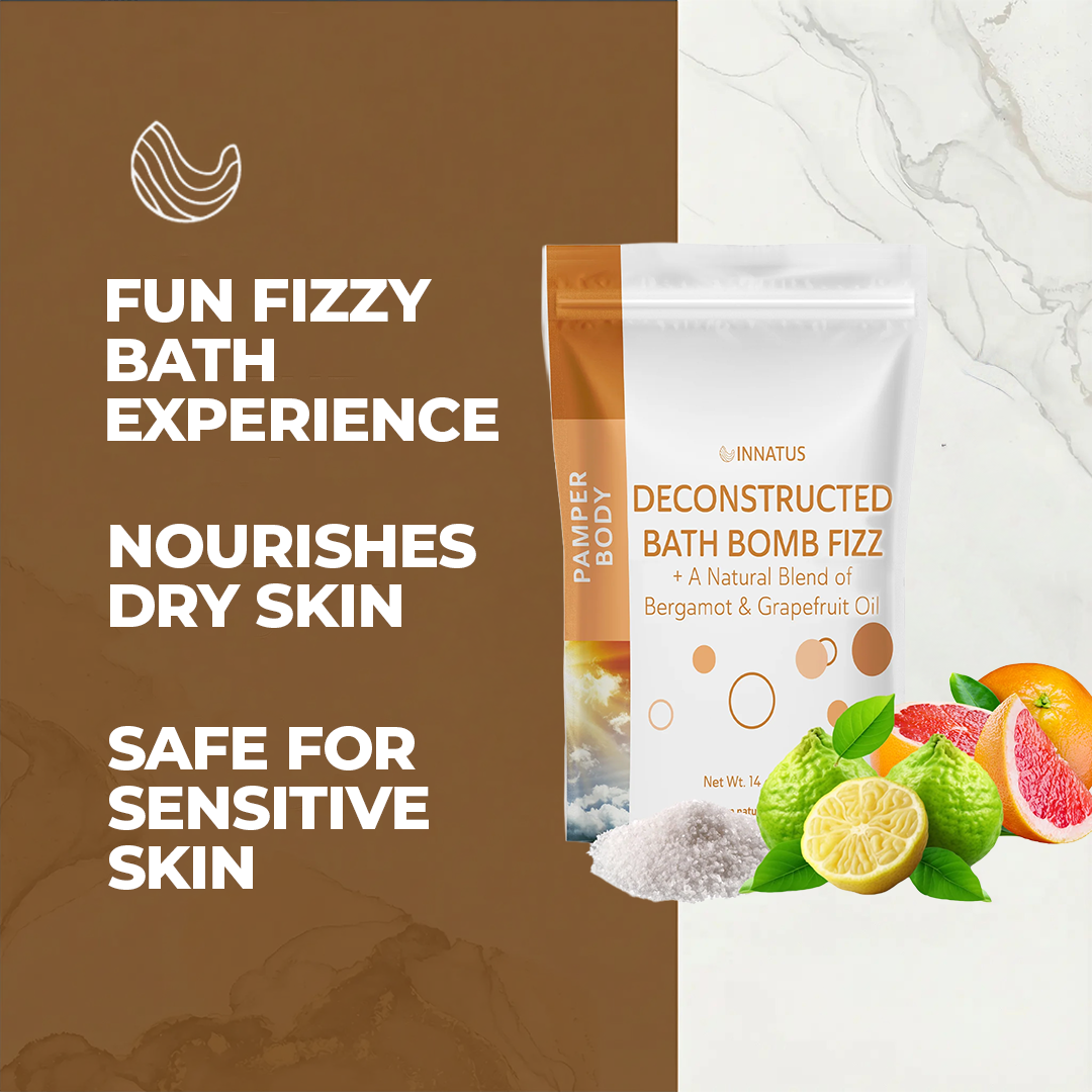 Sea Salt Fizzy deconstructed Pamperd body Bath Bomb