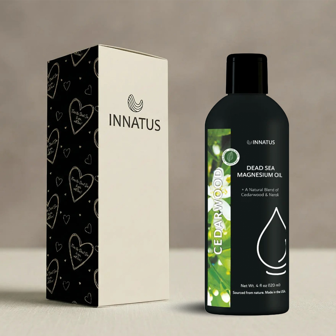 Natural dead sea magnesium cedarwood and neroli oil