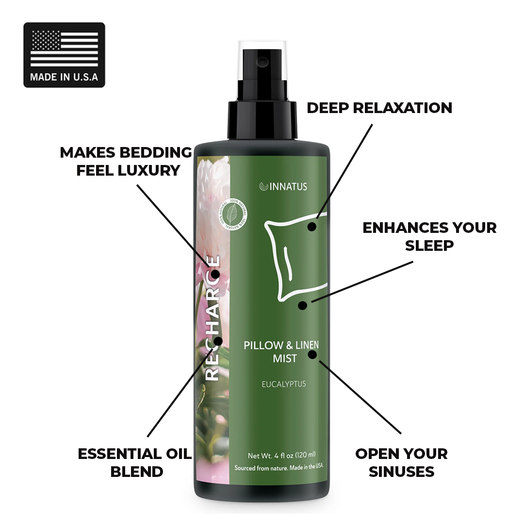 All natural Recharge  pillow & Linen spray spray