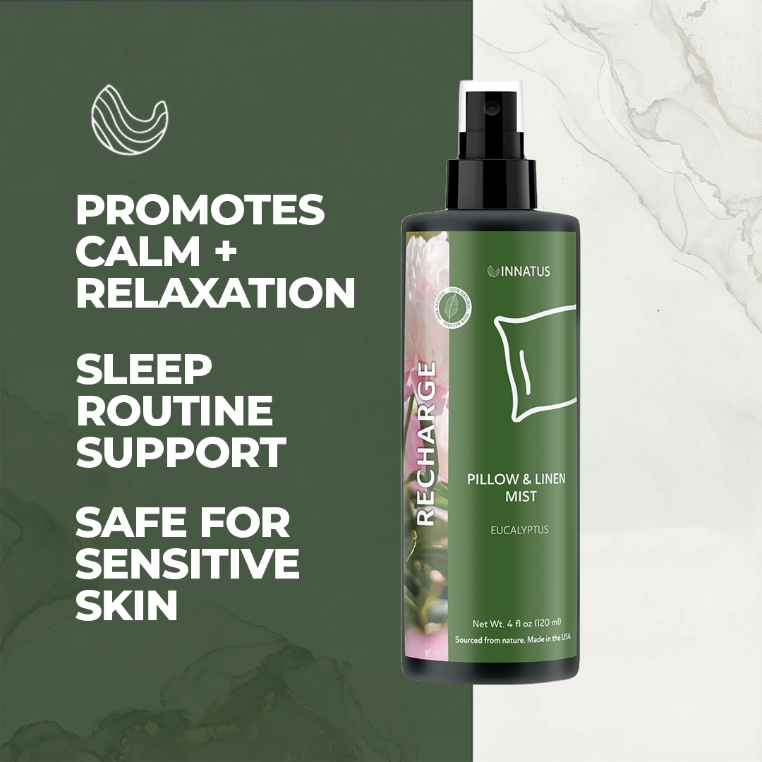 All natural Recharge  pillow & Linen spray spray