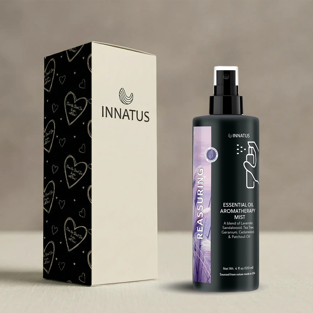 Essential oil aromatherapy reassuring mist