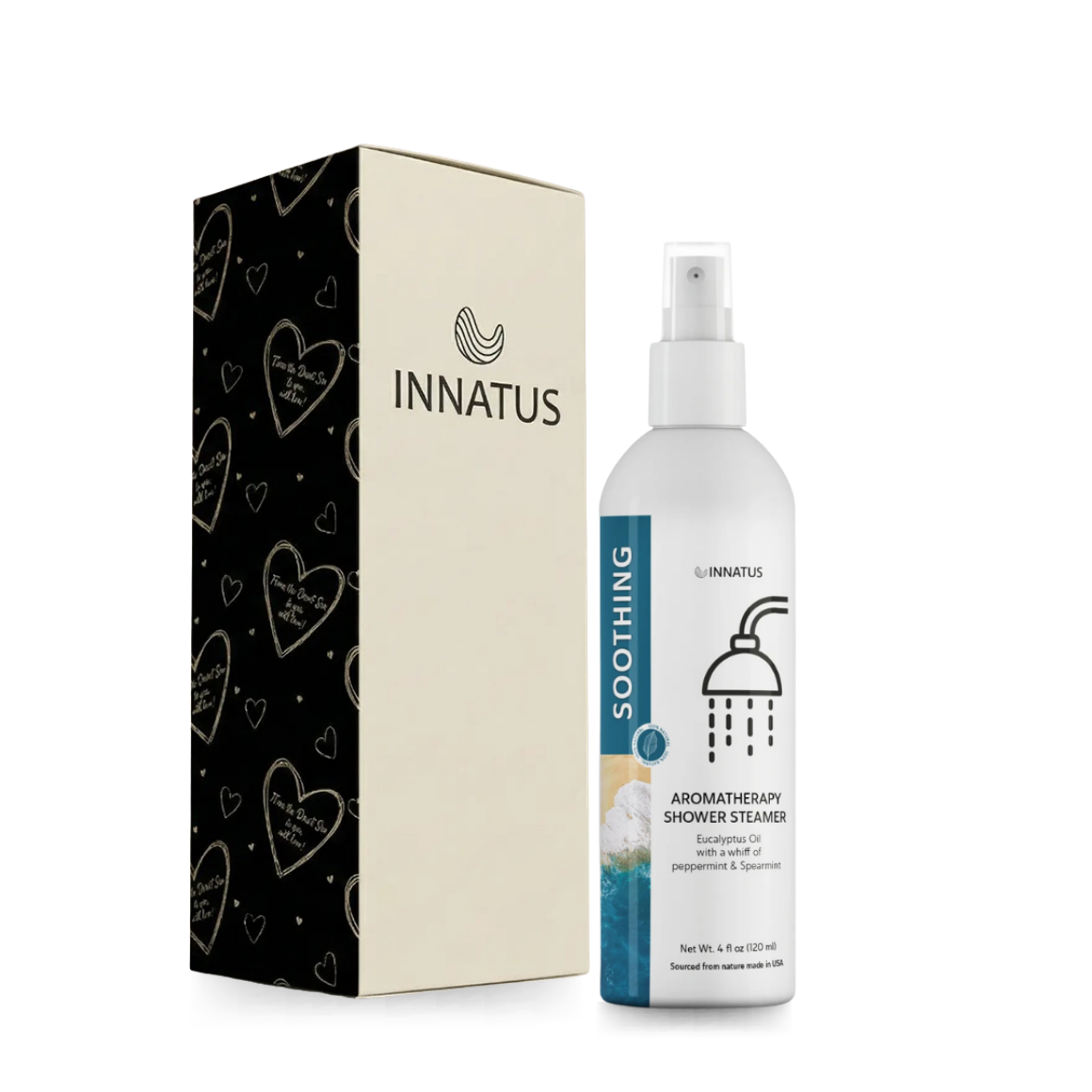 Soothing shower spray eucalyptus oil with a whiff of Peppermint