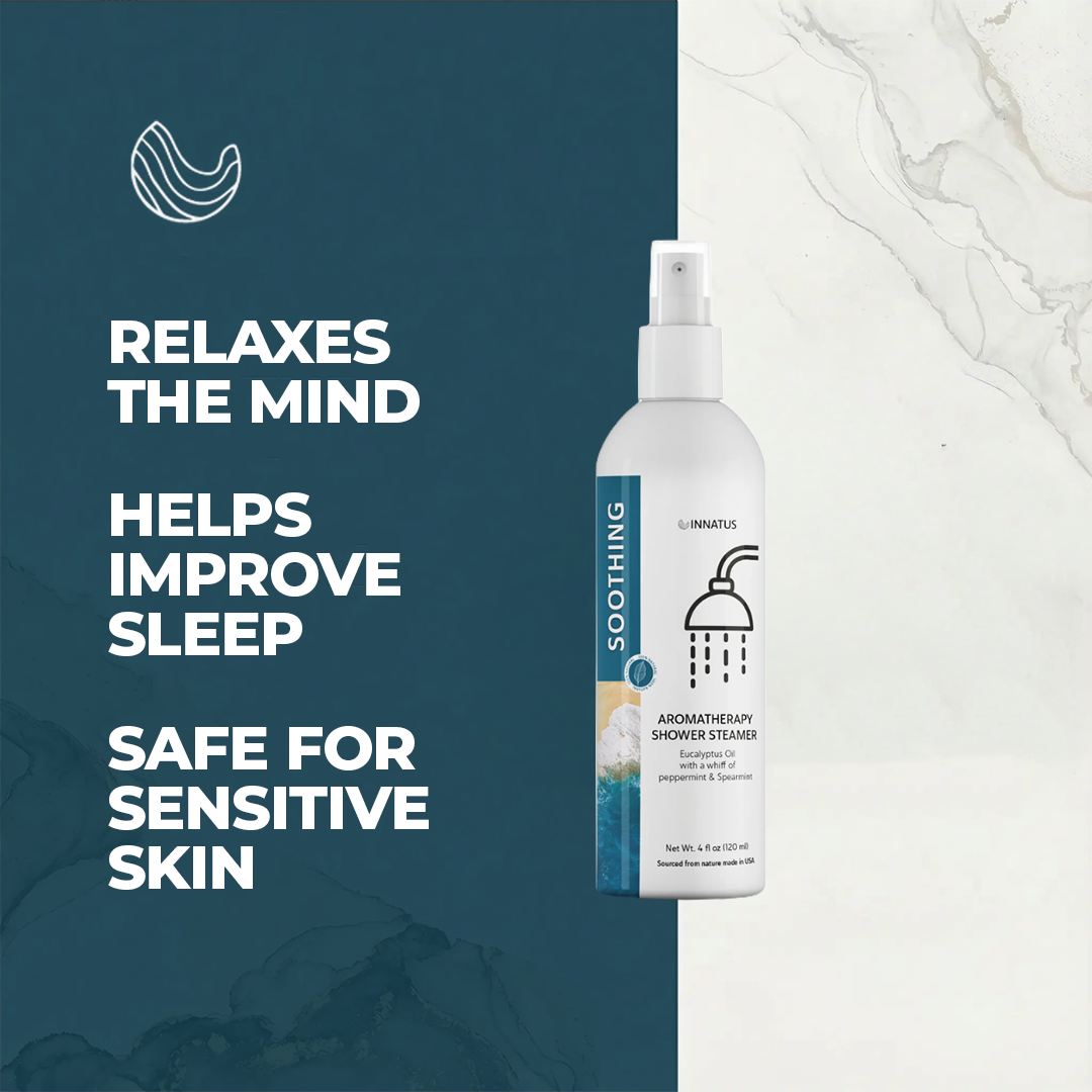 Soothing shower spray eucalyptus oil with a whiff of Peppermint