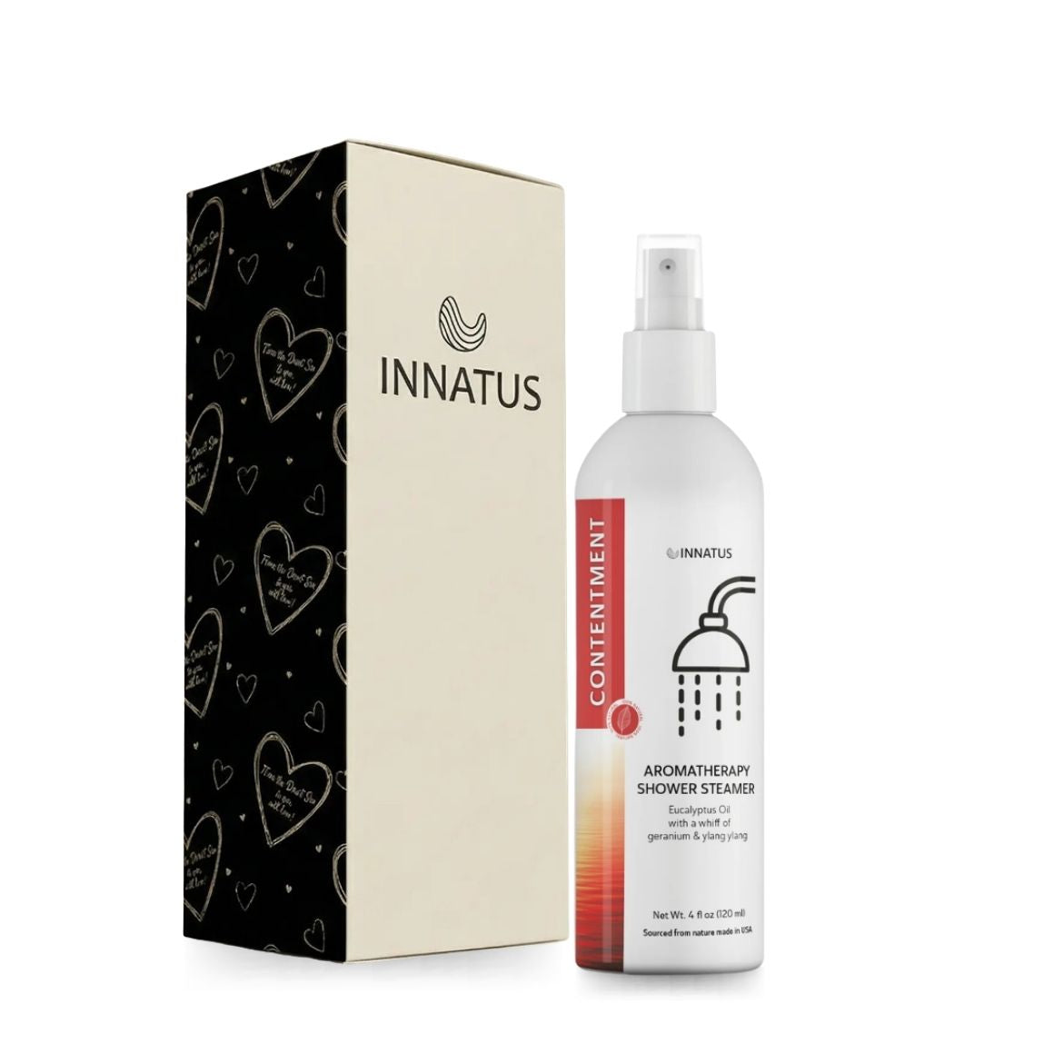 Contentment shower spray eucalyptus oil with a whiff of Geranium