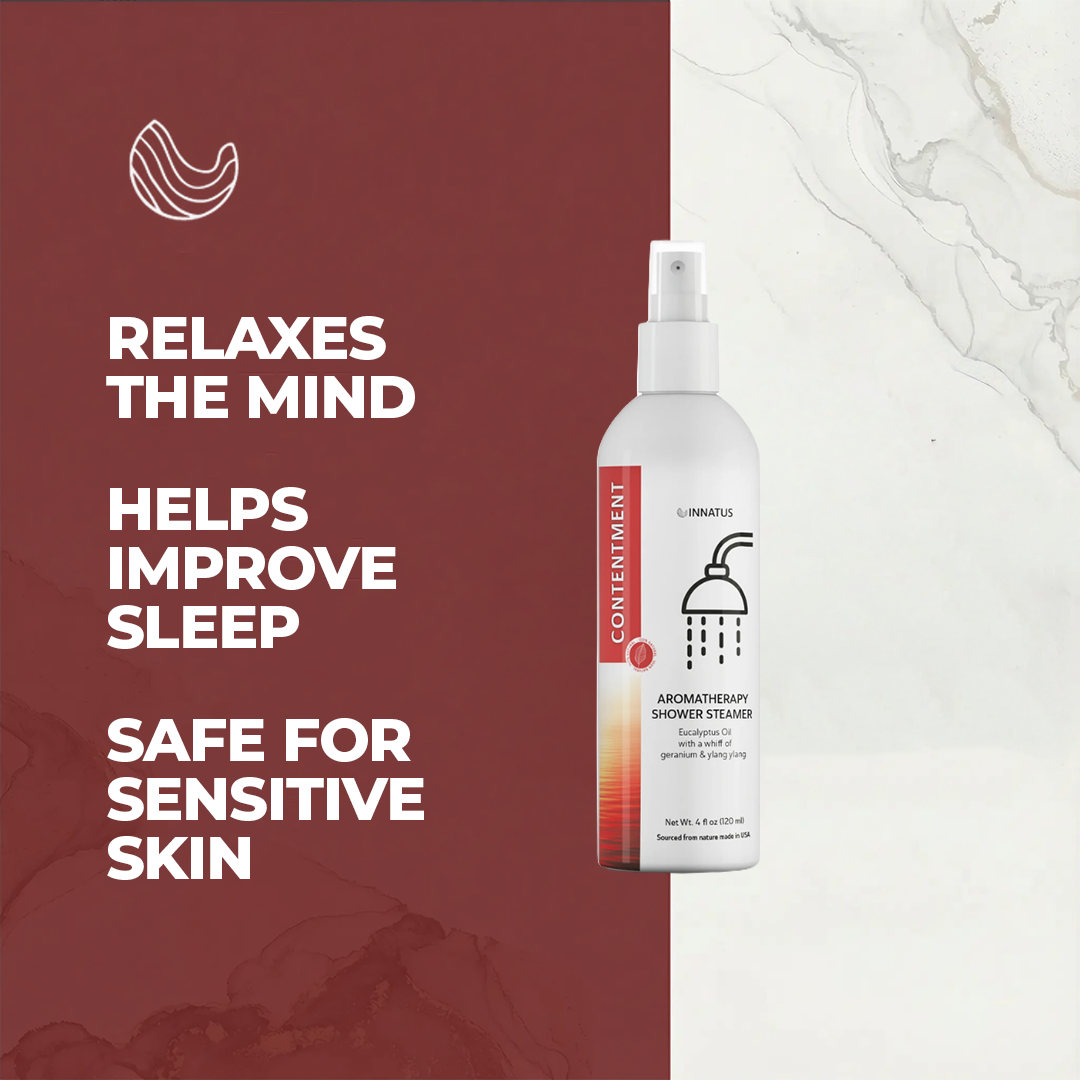 Contentment shower spray eucalyptus oil with a whiff of Geranium