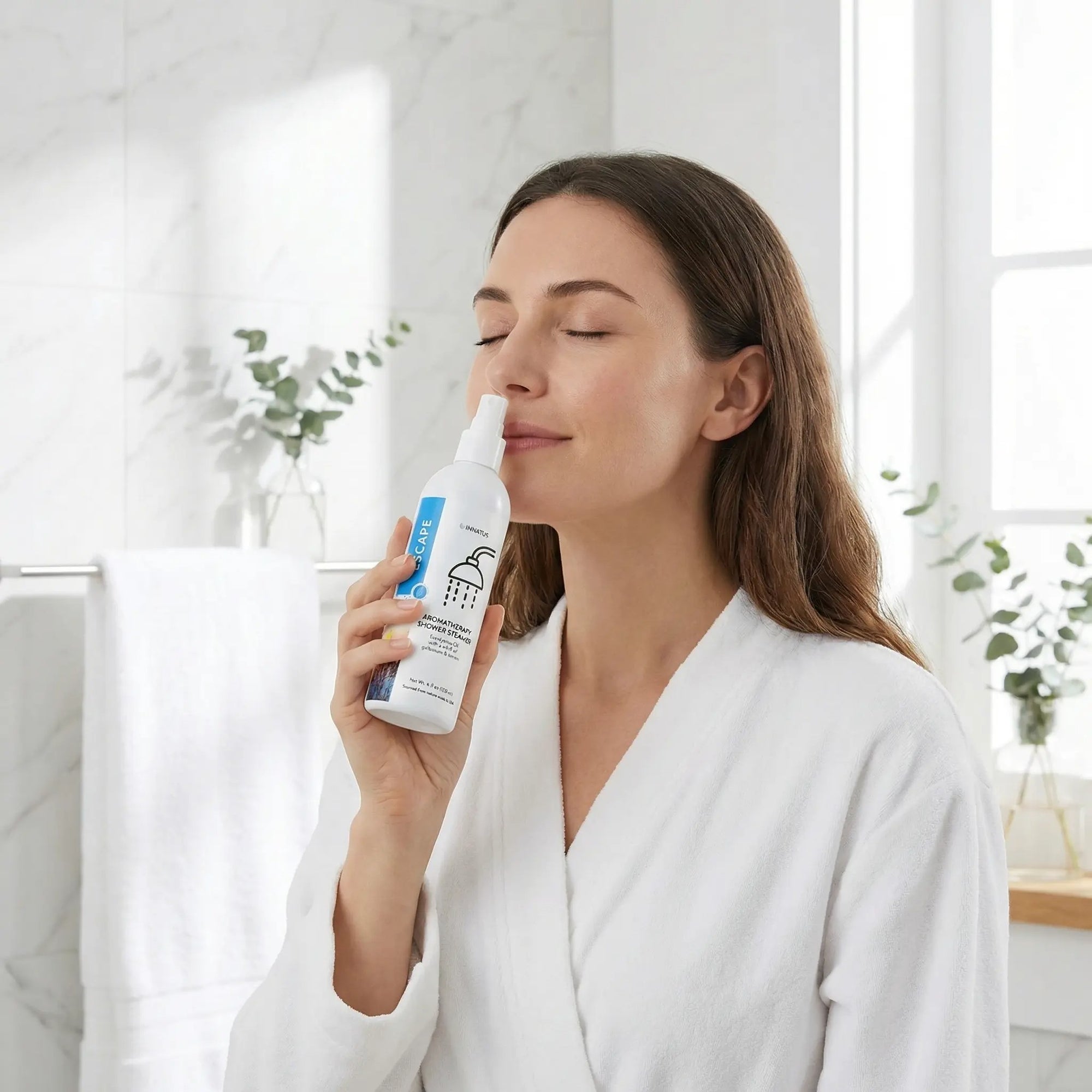 Escape shower spray eucalyptus oil with a whiff of Lemon