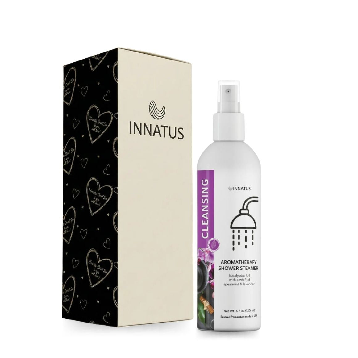 Cleansing shower spray eucalyptus oil with a whiff of Spearmint