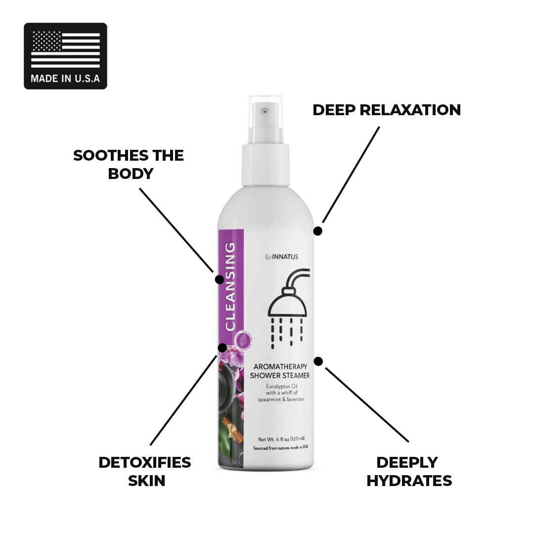 Cleansing shower spray eucalyptus oil with a whiff of Spearmint