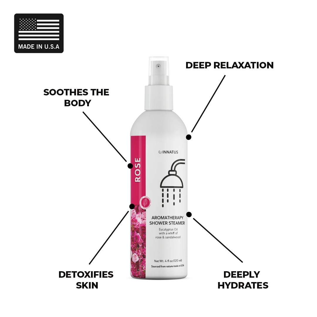 Shower spray eucalyptus oil with a whiff of rose