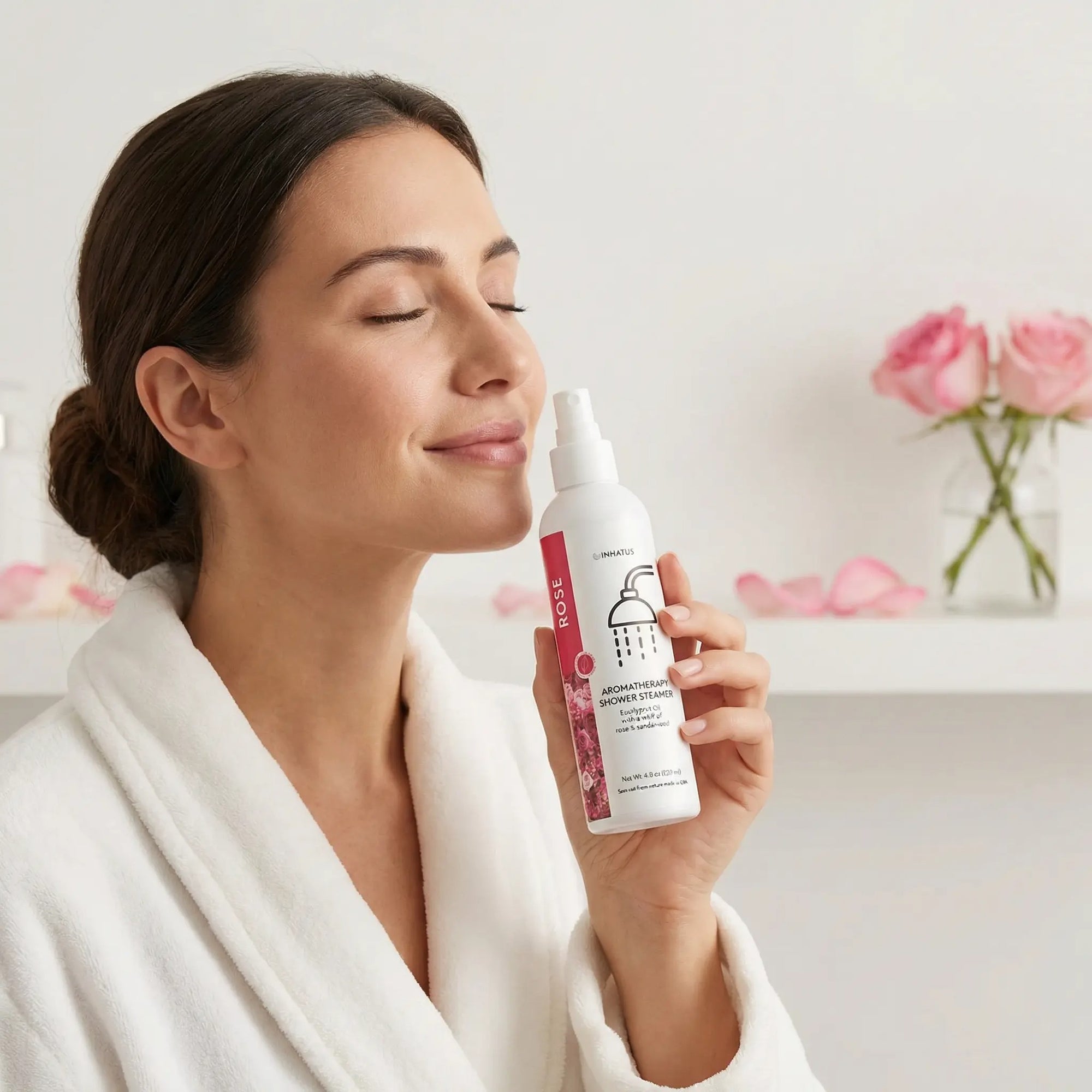 Shower spray eucalyptus oil with a whiff of rose