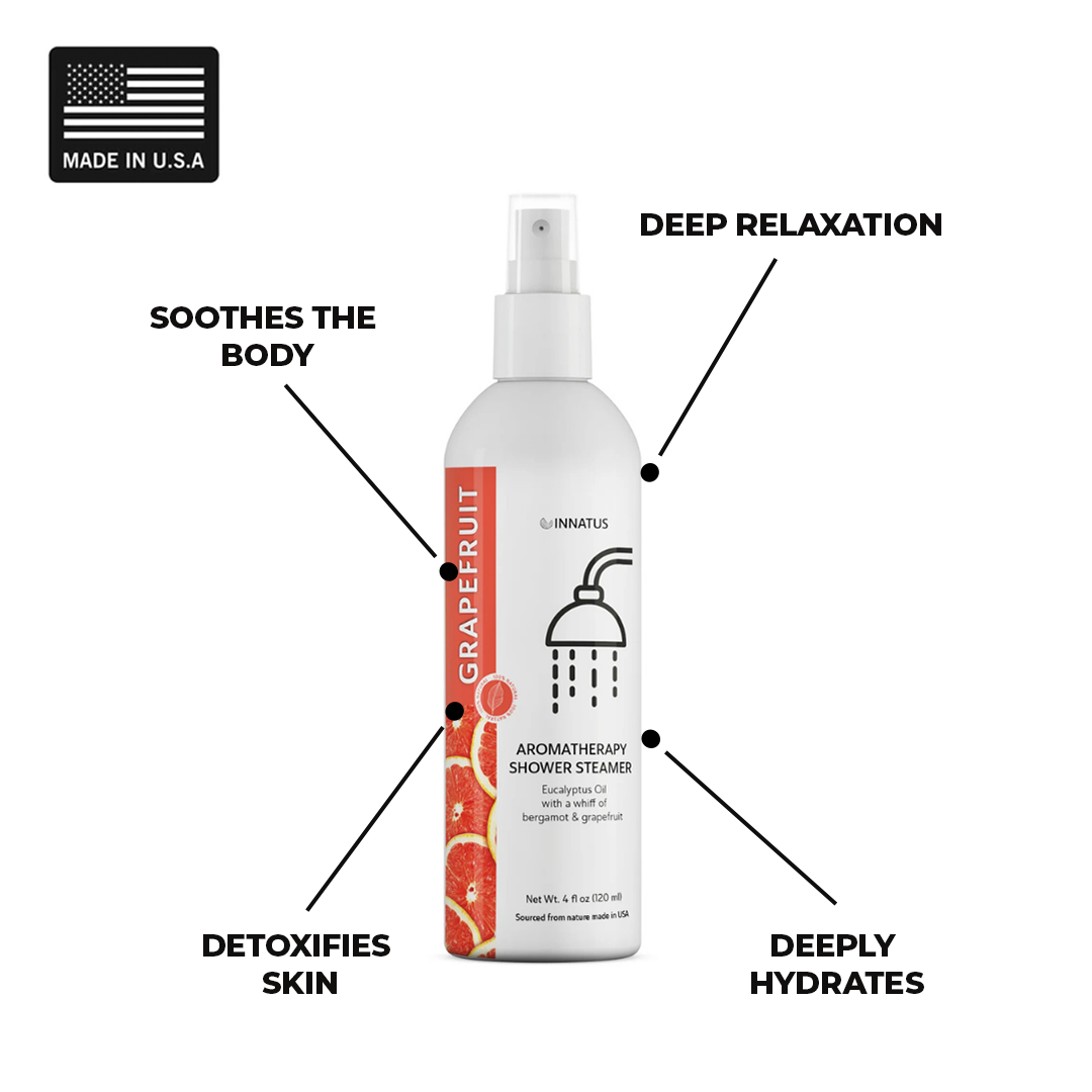 shower spray eucalyptus oil with a whiff of Grapefruit