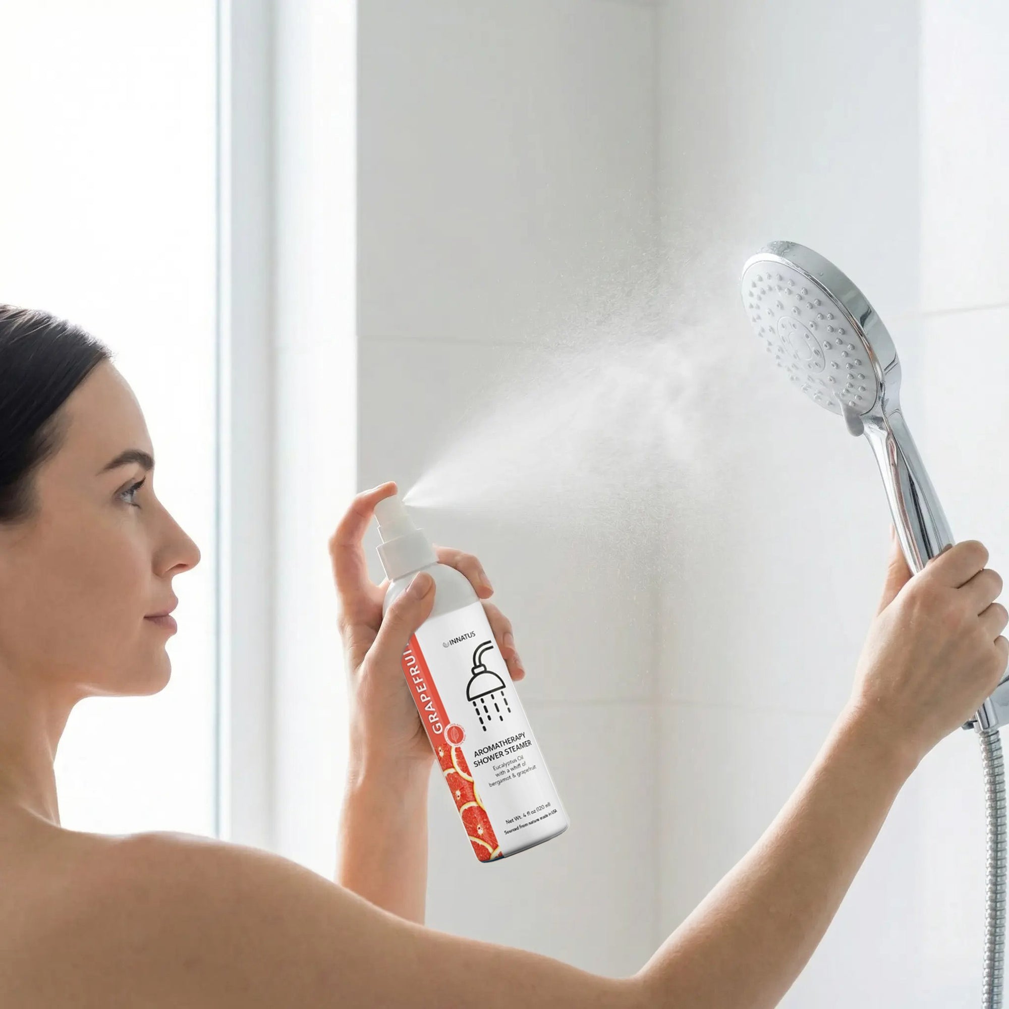 shower spray eucalyptus oil with a whiff of Grapefruit