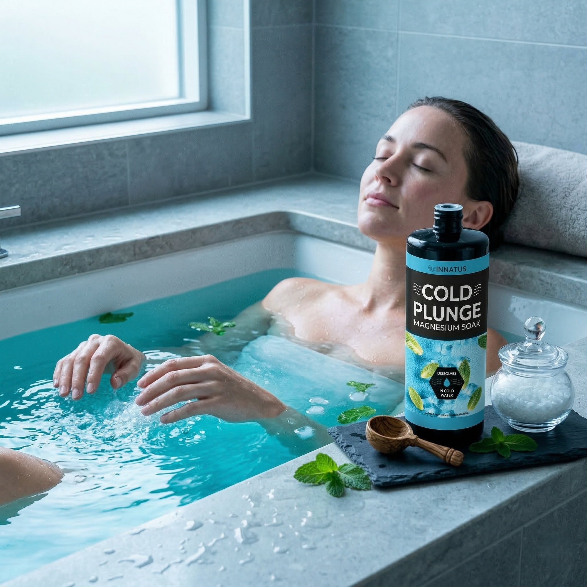 Natural Liquid Cold Plunge Soak – Recovery & Circulation Boost (8oz)