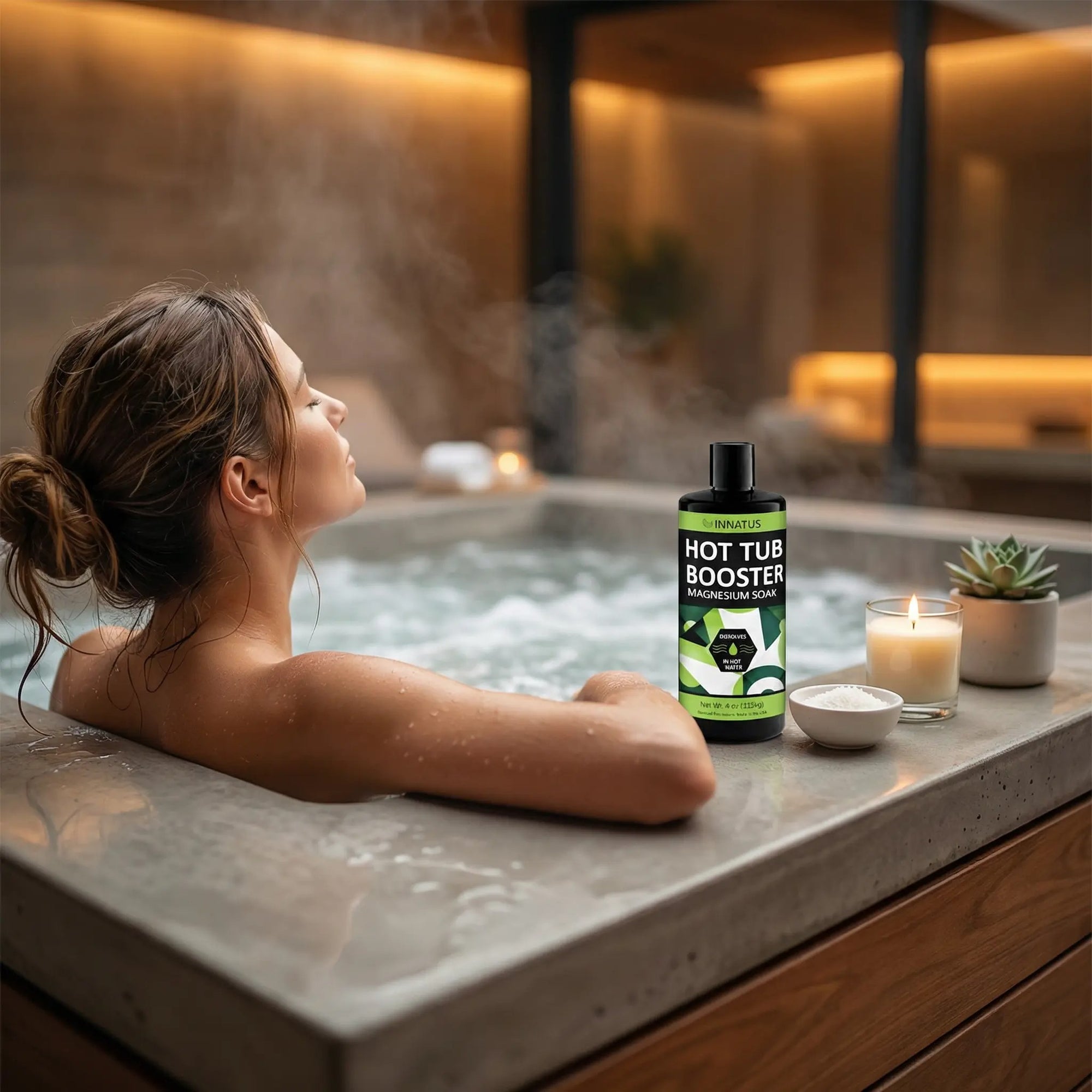Natural Magnesium Hot Tub Soak – Recovery & Circulation Boost (4oz)