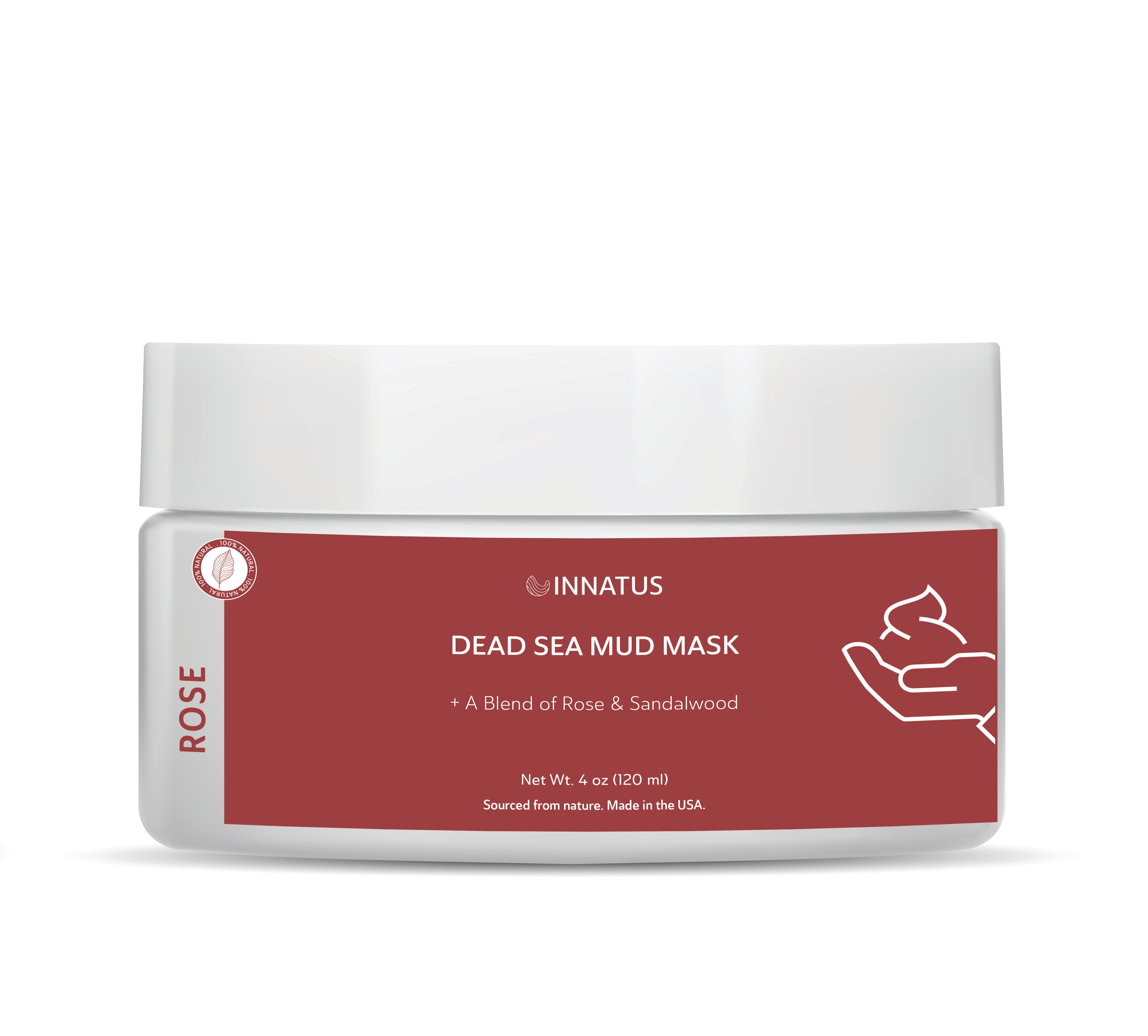 Dead Sea Mud Mask with Rose Oil Blend