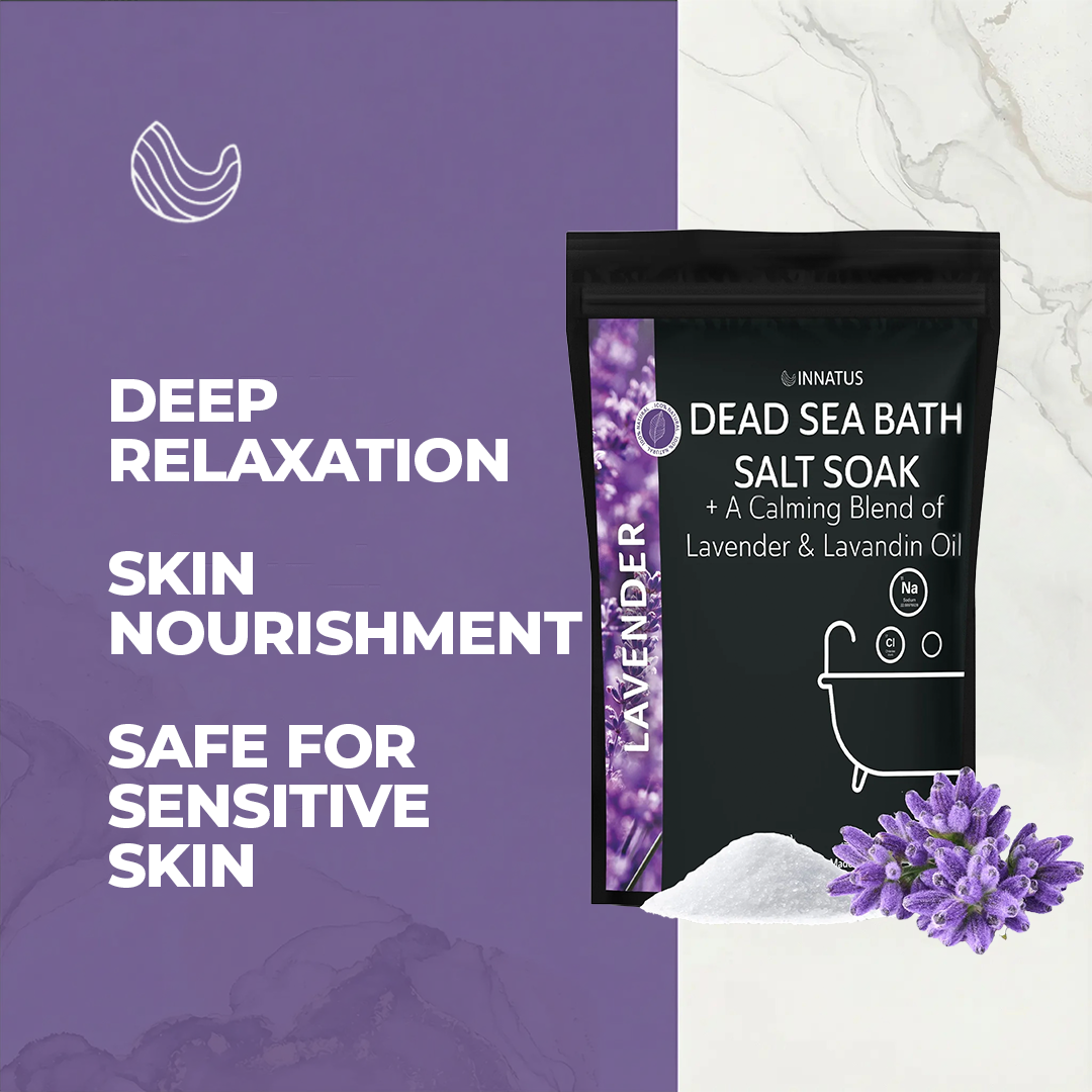 Dead Sea Bath Soak with Lavender 4oz