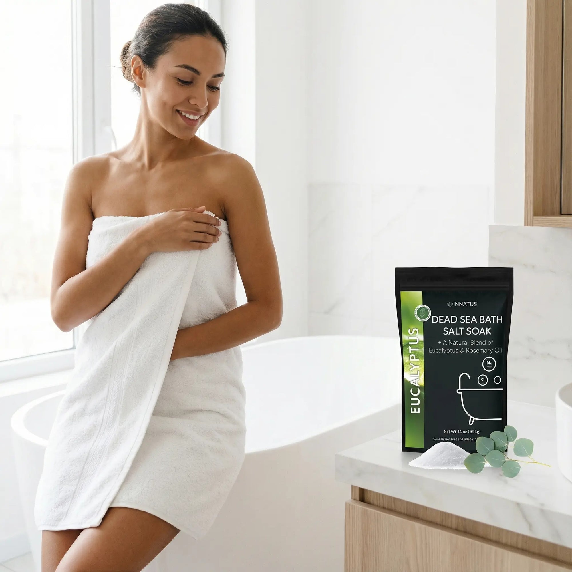 Dead Sea Bath Soak with Eucalyptus Oil Blend