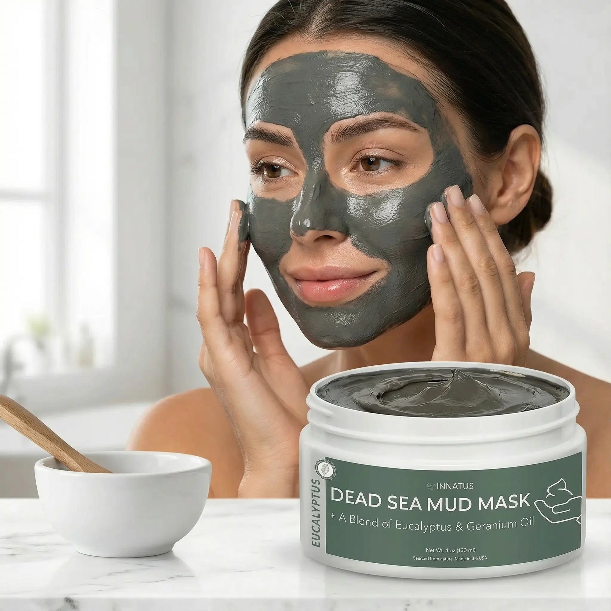 Dead Sea Mud Mask with Eucalyptus Oil Blend