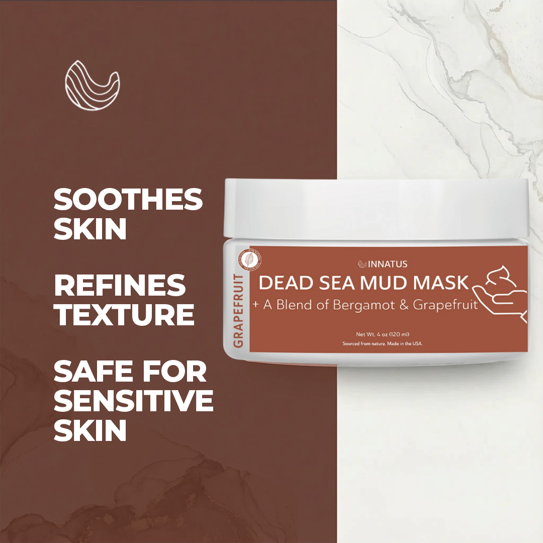 Dead Sea Mud Mask with Grapefruit Oil Blend