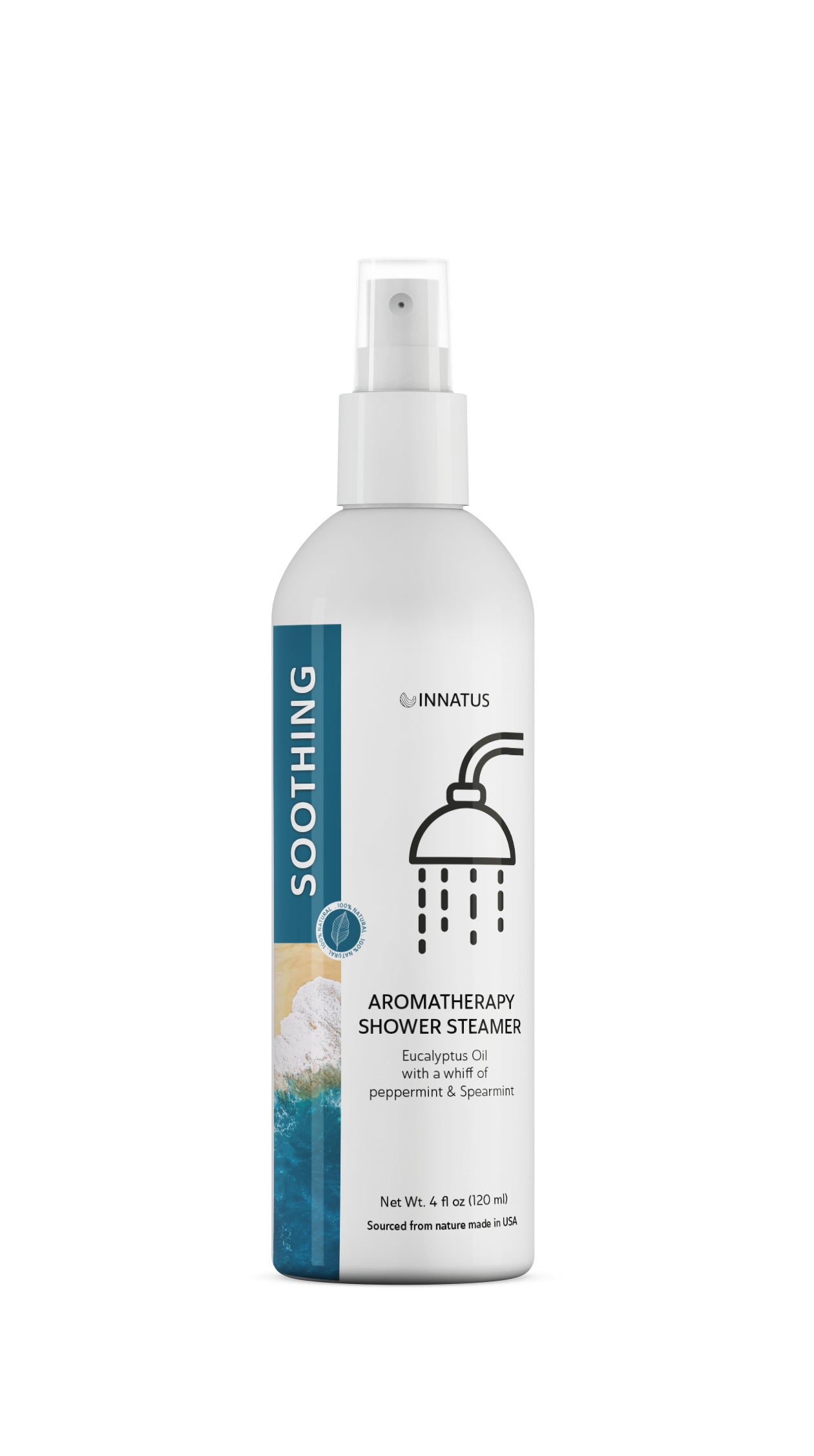 Soothing shower spray eucalyptus oil with a whiff of Peppermint