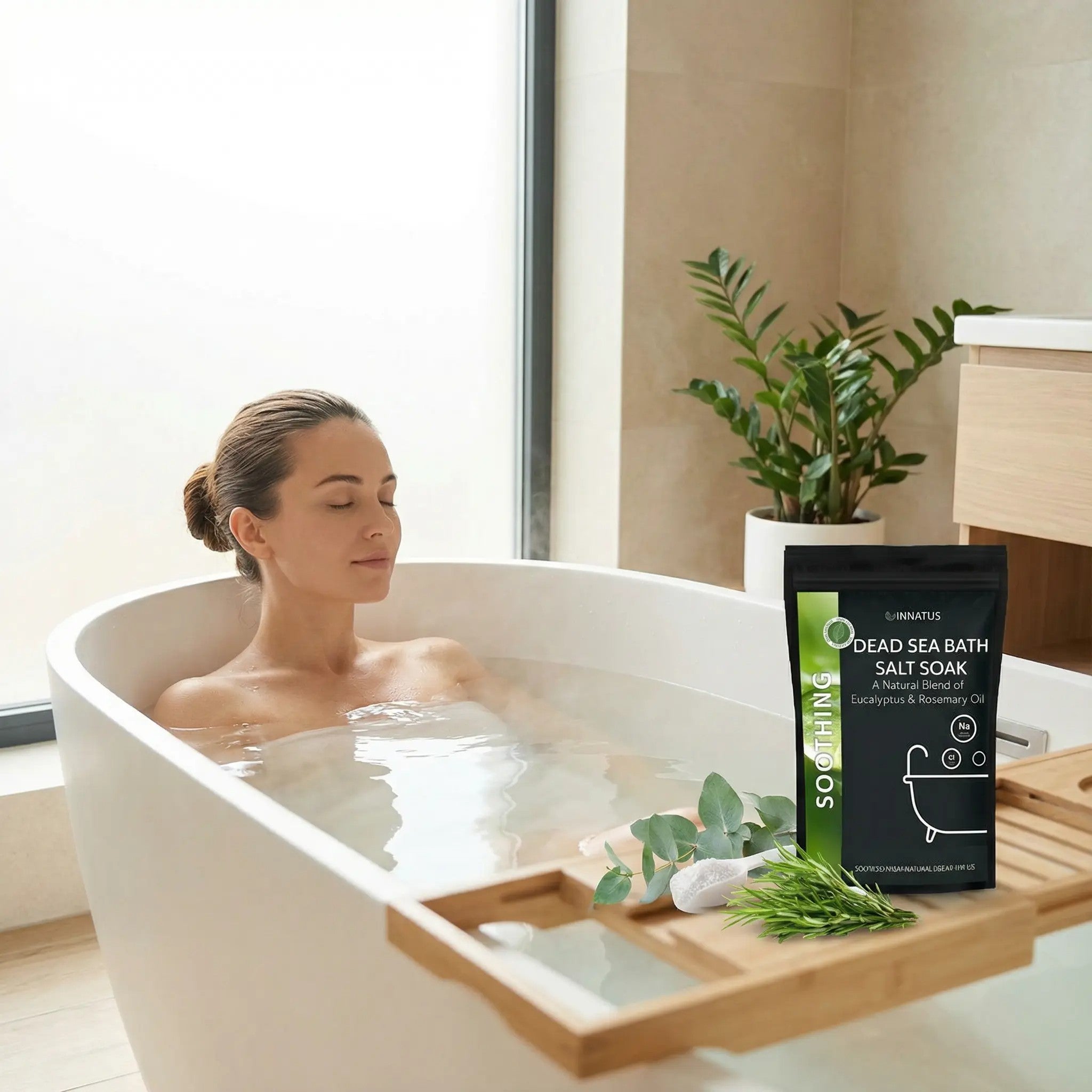 Combination pack 4oz Soothing Bath Soak and 4oz Restful Magnesium Muscle Soak