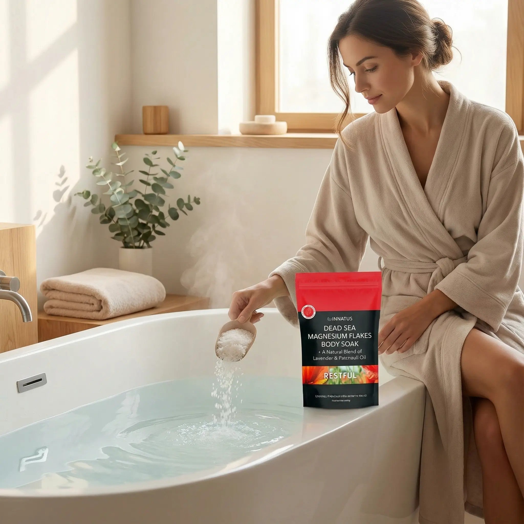 Combination pack 4oz Soothing Bath Soak and 4oz Restful Magnesium Muscle Soak